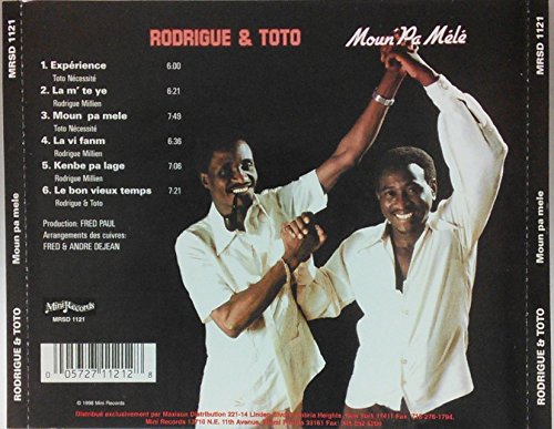 Rodrigue Millien, Toto Nécessité, Les Fréres Dejean - Rodrigue & Toto:  Moun'Pa Mélé - Amazon.com Music