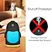 Accmor Penguin 150ml Ultrasonic Cool Mist Humidifier, Mini Portable Virtually Silent Diffuser with Night Light and Automatic Shut-off Function for Home Office Bedroom, Baby Night Light, Yellow