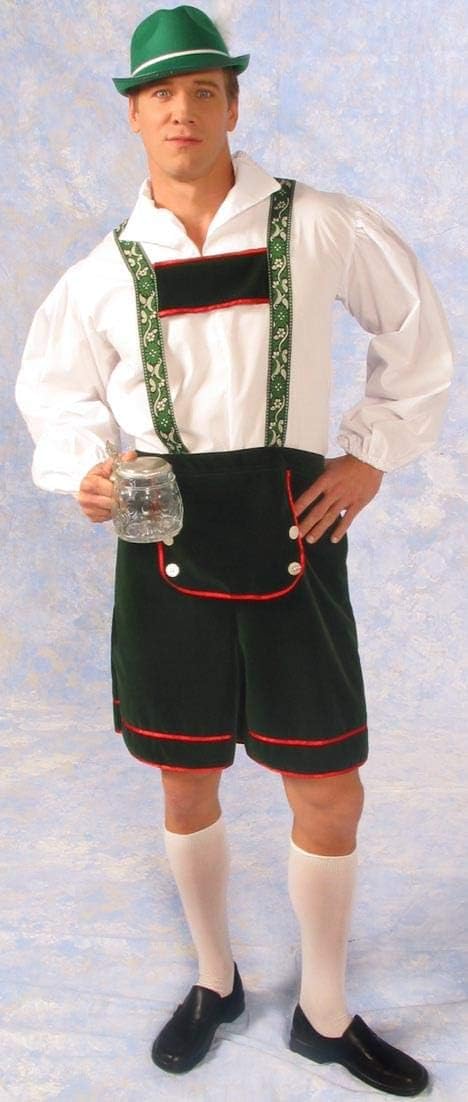 German Man Lederhosen Adult Costume