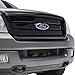 EAG Replacement Upper Grille Black Front Hood Full Grill with Emblem Clip Fit for 04-08 F-150