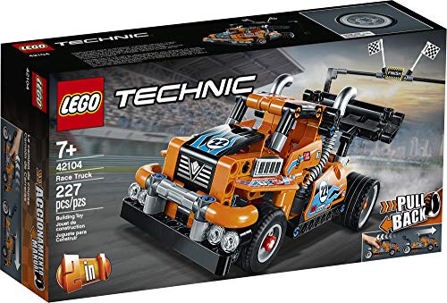 Technic Lego 42104 - Pull-Back - Race Truck Dragster (227 Teile) – Bild 5