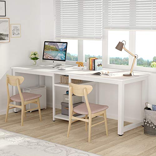 Tribesigns 78 Inches Computer Desk, Extra Large Two Person Office Desk