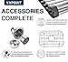 VAPSINT JZX005S Modern Commercial 32 Inch Drop In Stainless Steel Single Bowl Undermount Kitchen Sinks, 18 Gauge Bar Sink with Gifts Suit for Kitchen Faucet
