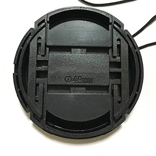 Fire-Rock 49mm Snap-On Front Lens Cap Cover Compatible for Canon M50 M100 With EF-M 15-45mm IS STM Lens / Sony RX1R NEX-7 With E 55-210mm SEL 18-55mm 35mm/f 1.8 Lens (2 PCS)