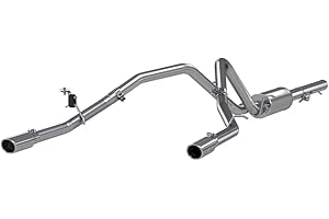 MBRP 3"/2.5" Cat Back Exhaust System with Dual Rear Exit | Fits Chevrolet/GMC Silverado 1500/ Sierra 1500 2009-2013, Aluminiz