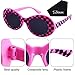 SIQUK 8 Pairs Clout Goggles Oval Sunglasses 8 Colors Retro Kurt Mod Goggles
