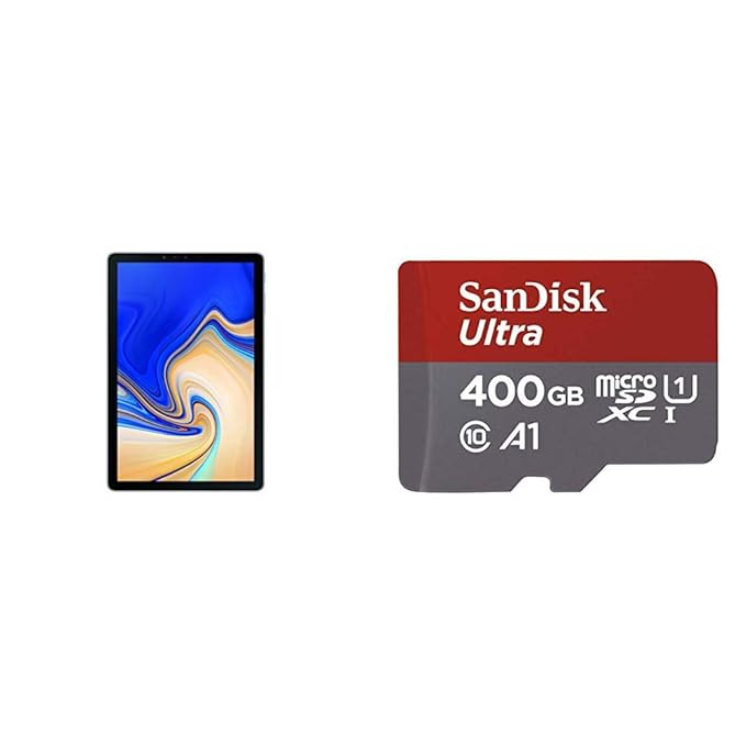 Samsung T830 Galaxy Tab S4 Wi-Fi Tablet-PC, 4GB RAM grau & SanDisk Ultra 400GB microSDXC Speicherkarte + Adapter bis zu 100 M