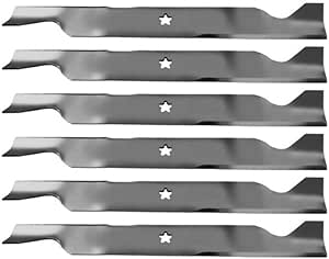 Karts And Parts Set Of 6 Sears Craftsman Dls 3500 Dls3500 Yt4000 Yt 4000 46 Replacement Lawn Tractor Mower Blades