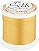 YLI Threads Silk Thread – 100 wt Fine Japanese Silk for Appliqué, EPP, and Quilting - Gold