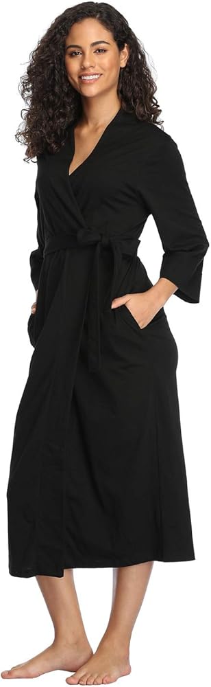 long button dressing gown