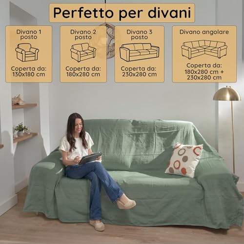 Jarapa Home Made with love Summer Bedspread and Bedspread Multipurpose for Sofas, White Bedspreads, Multi-purpose Blankets, Sofa Cover, Durable and Quality Fabric, Made in Spain