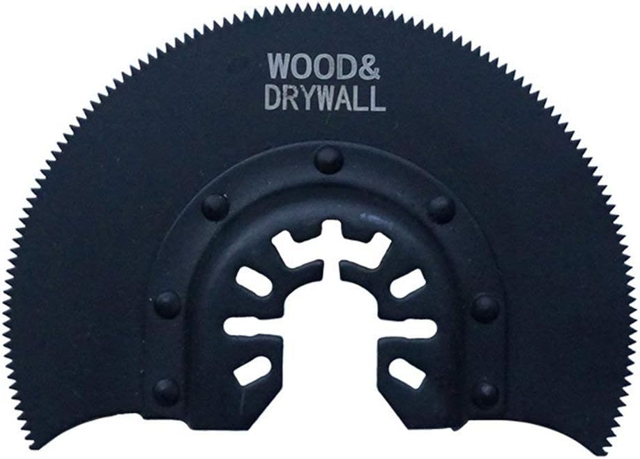 Comomingo 80mm/88mm Semi Circular HCS Segment Saw Blade Oscillating Multi-Function Tools Power Tool Accessories for Wood Cutting