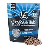 Vital Essentials Freeze-Dried Beef Mini Nibs Grain Free Limited Ingredient Dog Entree , 1 Pound Bag