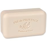 Pre de Provence Artisanal Soap Bar, Natural French Skincare, Enriched with Organic Shea Butter, Quad Milled for Rich, Smooth &amp; Moisturizing Lather, Coconut, 5.3 Ounce
