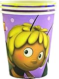 [RusToyShop] 6psc Cups Children's Holiday Party Whistle Maya the bee Table Party Treats Supplies Favors Birthday