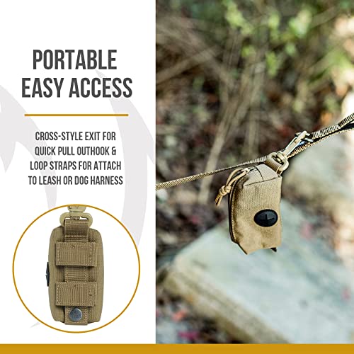 Doggy Poop Bag Holder Zipper Dog Waste Bag Pouch Leash