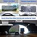 VZCY Polarized Car Visor Extender with Polycarbonate Lens, UV400 Anti-Glare Car Sun Visor Protects from Sun Glare,UV Rays, Improves Safety Universal Fits Cars, Trucks, SUVs and RVs