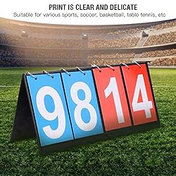 Sports Scoreboard, 2/3/4 Digit Portable Flip