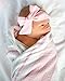 3 Baby Girl Hair Bows on Nylon Headbands | Fabric 