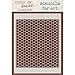 Stampers Anonymous Wendy Vecchi Studio Stencil Collection, 6.5-Inch by 4.5-Inch, Honeycomb