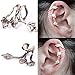 1pcs Vintage Alloy Earrings Stud Leaf Design Earring Ear Cuff Wrap Clip Ear Ring