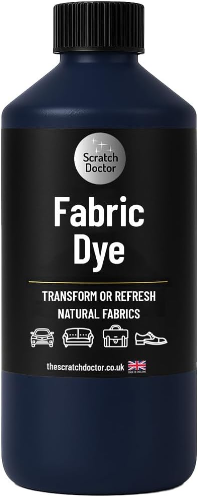 The Scratch Doctor Dark Blue Fabric Dye - Permanent Upholstery Paint