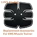 Abdominal toning belt for Men Women, Smarty Abs Stimulator, Abdominal Muscle Toner, EMS Abdominal Muscle Trainer Smart Body Building Fitness Abs For Abdomen/Arm/Leg Training (1pcs adb belt)