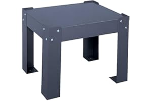 Durham 304-95 Gray Steel Base for Large Slide Racks, 20-5/8" W x 15-5/8" H x 16-1/4" Depth