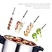Fondue Aicok Electric Fondue Set Stainless Steel Fondue Pot, Melting Pot for Cheese Chocolate, including 8 Forks and Fork Holder, 1.4L, 1500W