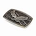 MASOP Western Animal Flying Eagle Bronze Flag Belt Buckle Mens Jeans Accessories