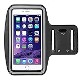 Sweatproof Sports Running Armband for iPhone X 7 Plus 6s Plus 6 Plus 8 Plus,Samsung Galaxy S8 Plus, Note 3/4/5, 5.5 inch Case w/ Adjustable Velcro,Reflective Workout Band, Key Holder, Screen Protector