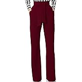 LKOUS Women's Stretchy High Waisted Straight Leg Dress Pants Office Daily Business Casual Bottoms