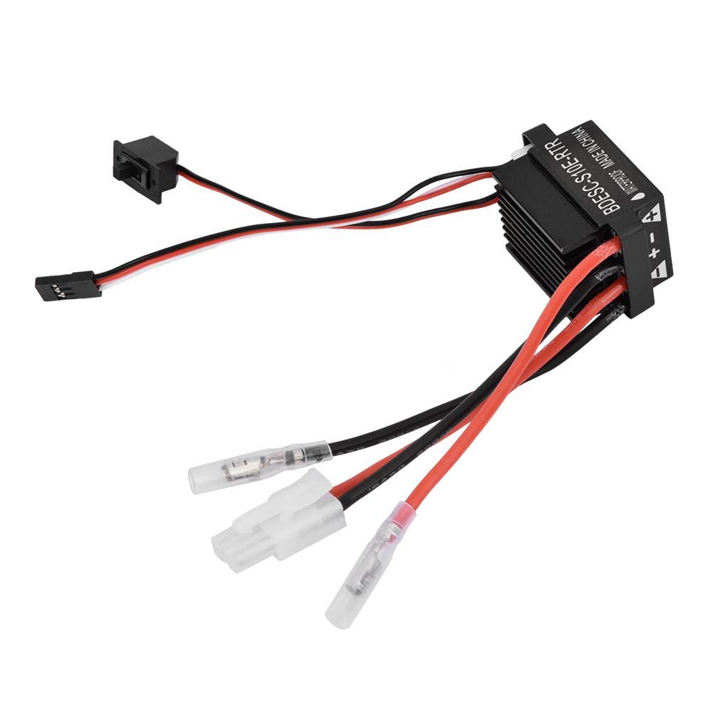 Drfeify RC Car/Boat ESC, 320A Brushed ESC Electronic Speed Controller with Brake Accessory for RC Boat Car