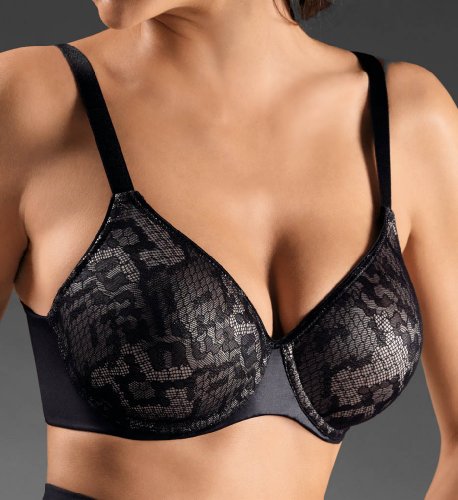 Chantelle Sexy Shaping T-Shirt Bra, 34D, Black
