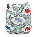 ALVABABY New Design Reuseable Washable Pocket Cloth Diaper Nappy + 2 Inserts H007