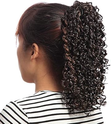 Nface Synthetic African American Afro Kinky Curly Puff Drawstring