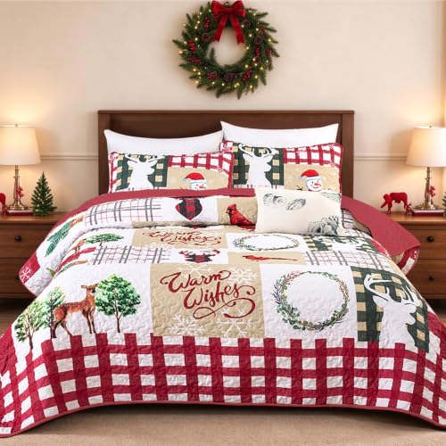 Wongs Bedding Rustic Patchwork Quilt Set
