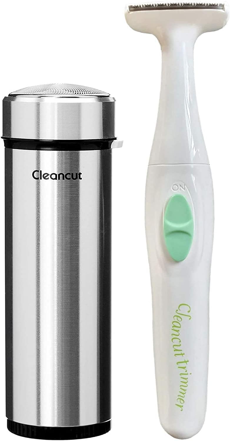 ES412 Cleancut Personal Shaver & PS335 T-Handle Trimmer Combo – Complete Grooming Kit for Men & Women, Precision Hair Trimming, Durable & Easy-to-Use, Value Package