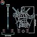 3D Optical Illusion Night Light - 7 LED Color Changing Lamp - Cool Soft Light Safe for Kids - Solution for Nightmares - Marvel Comics Deadpool