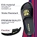 FC Barcelona Men Pool Slide Sandal - Water-Resistant Slippers for Beach & Shower,Black/Neon,Large (11/12)
