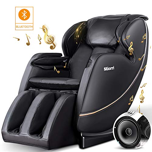 SGorri Massage Chair, Zero Gravity and Shiatsu Recliner with Bluetooth, Hip Heating, Foot Massage and Air Pressure for Whole Family, SG-5101