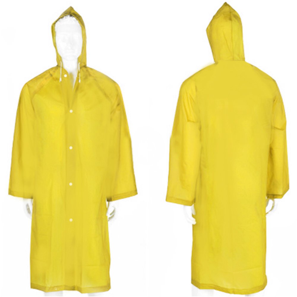 Alotpower Lightweight Compact Emergency Poncho for Theme Parks, Trip, Camping or School Events,Yellow