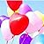 PcsPce - 50Pcs Heart-Shaped Latex Balloons Party Holiday Decoration Ballon (White Color)