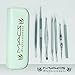 Delux Premium Blackhead & Blemish Remover Kit - Acne Treatment - 6 Professional Surgical Extractor Instruments - Extra Lancet - Cure Pimples, Blackheads, Comedones, & Facial Impurities-Macs-2010