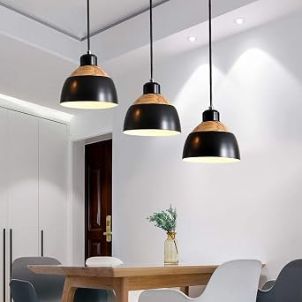 Belles Lampes De Decoration Pendentif Lampe Vintage Metal Bois