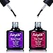 FairyGlo Base Top Coat Builder Gel Polish UV LED 10ml 0.33fl.oz Foudation Reionforce Gel Manicure Primer Soak Off Nail Art Gift Set