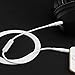 GEEKRIA Audio Cable with Mic Compatible with Skullcandy Hesh Evo/3, Crusher Evo Headphones Cable, 3.5mm to 3.5mm Replacement Stereo Cord with Inline Microphone and Volume Control (4 ft/1.2m)