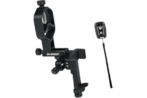 SVBONY SV214 Pro 3-Axis Universal Smartphone Adapter, Digiscoping Adapter with Remote Control Support 28 to 48mm Eyepiece Diameter, for Capture Images Through Telescope Spotting Scope