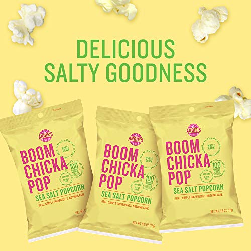 ANGIE’S KETTLE CORN, PPCRN, BOOMCHICKAPOP, SSLT, PACK OF 24, SIZE – .6 OZ, QUANTITY – 1 CASE