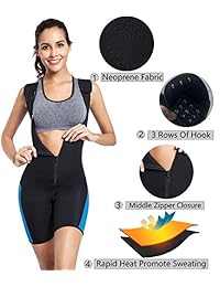 Chaleco de neopreno para entrenamiento con mangas para mujer